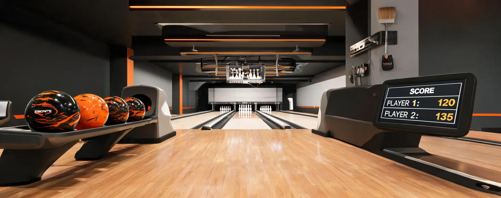 Bowling center equipment program